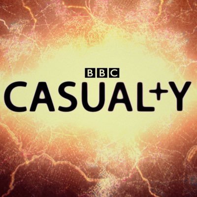 BBC Casualty logo (with the 't' marked as a cross)